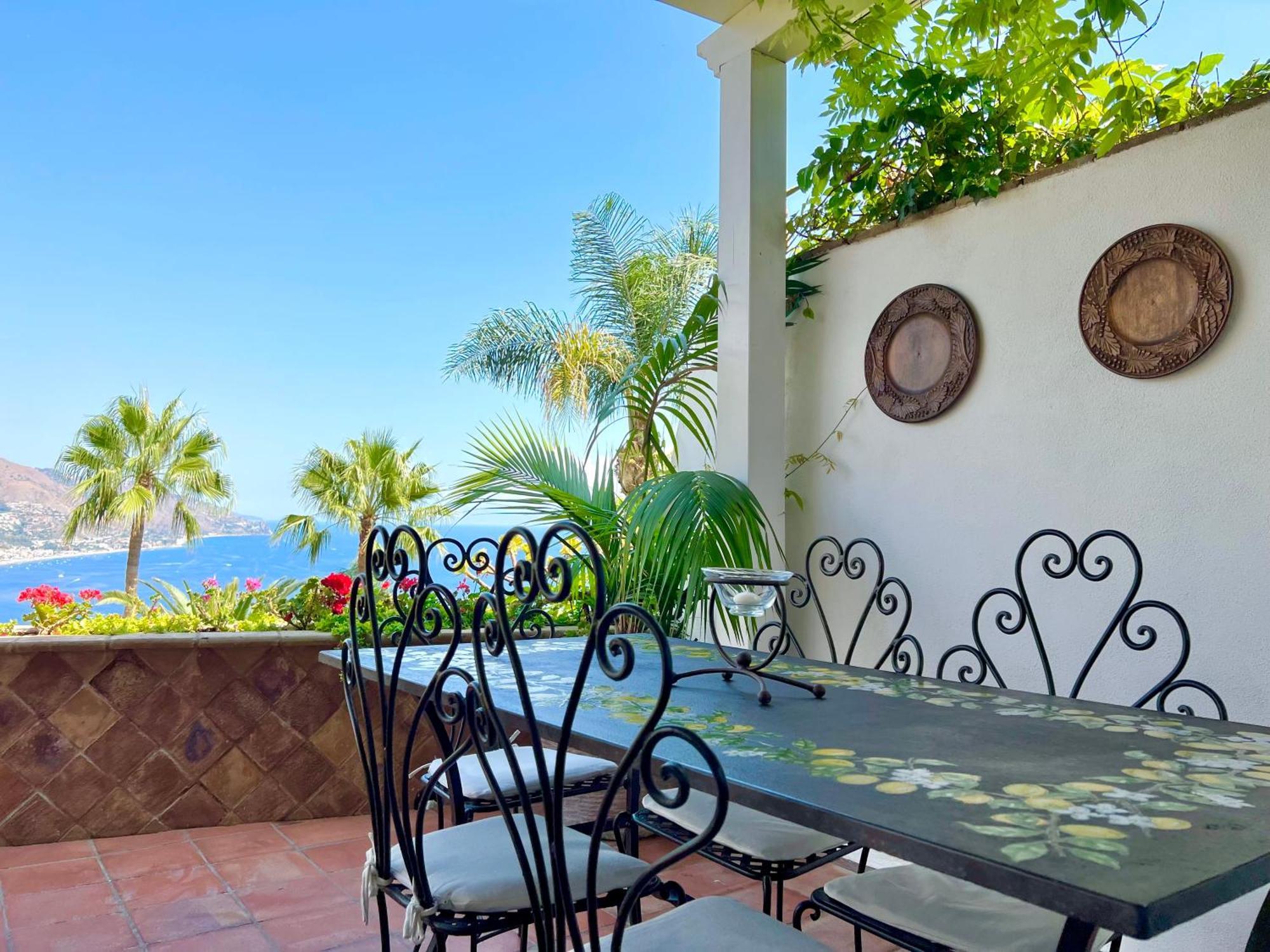 Villa Lou Taormina Private Villa With Panoramic Sea View Pool エクステリア 写真