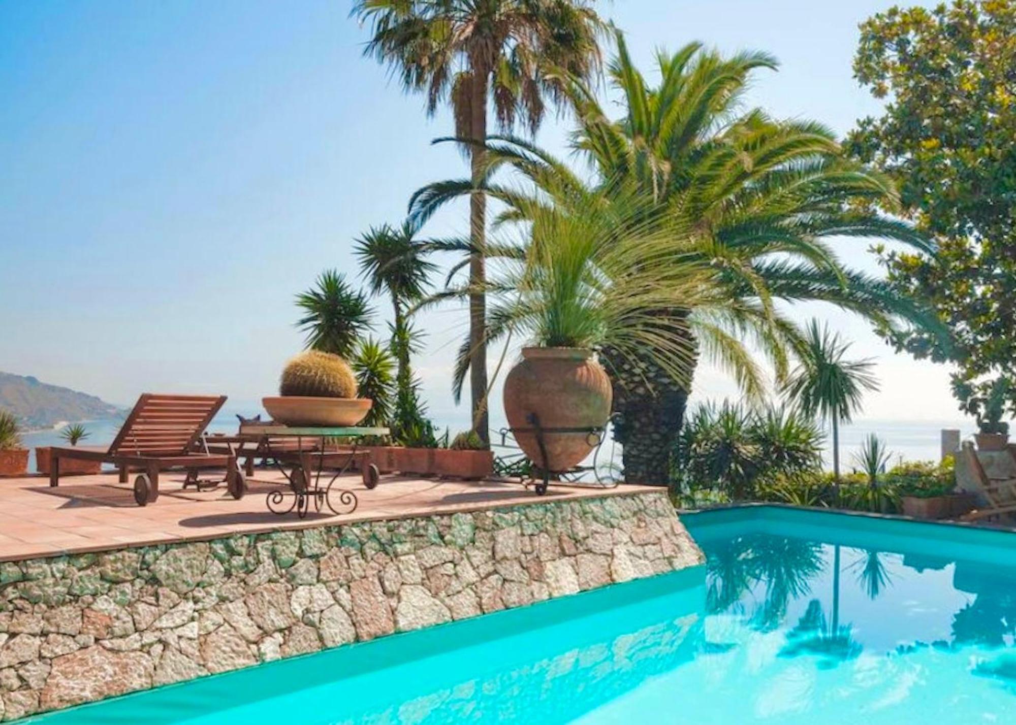 Villa Lou Taormina Private Villa With Panoramic Sea View Pool エクステリア 写真